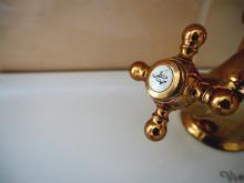 Hot water handle